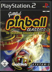 Gottlieb Pinball Classics PAL Playstation 2 PAL box art